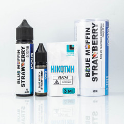 Набір IONIQ Strawberry Blue Muffin 60ml 3mg Рідина (набір компонентів)