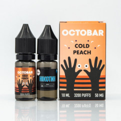 Набір Octobar Salt Cold Peach 10ml 50mg Рідина (набір компонентів)