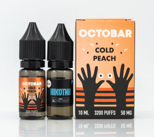 Набір для приготування рідини Octobar Salt Cold Peach 10ml 50mg на сольовому нікотині