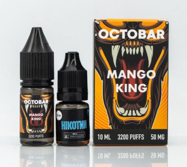 Набор для приготовления жидкости Octobar Salt Mango King 10ml 50mg на солевом никотине