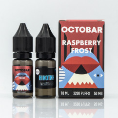 Набір Octobar Salt Raspberry Frost 10ml 50mg Рідина (набір компонентів)