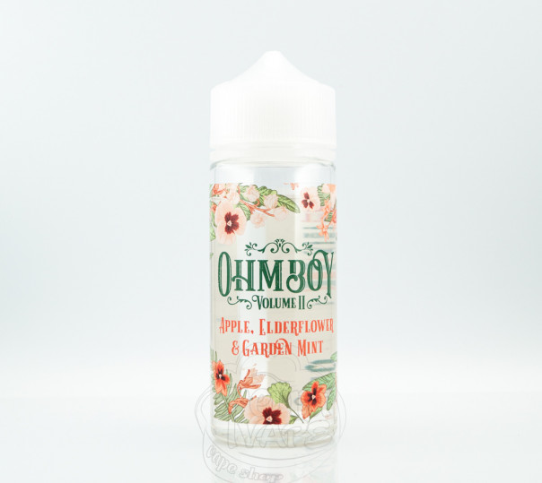 Ohm Boy Apple Elderflower Garden Mint 110ml 1.5mg на органічному нікотині