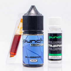 Punch Neon Ice Salt Blueberry 30ml 50mg Жидкость (набор компонентов)
