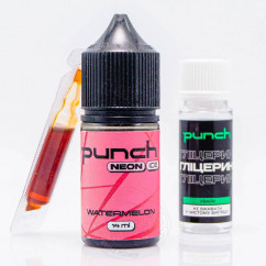 Punch Neon Ice Salt Watermelon 30ml 50mg Жидкость (набор компонентов)