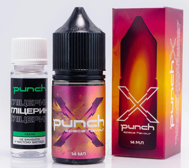 Рідина Punch X Cocktails Salt Space Flavour 30ml 50mg зі смаком коктейлю із манго, маракуї та лічі (набір компонентів)