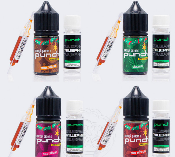 Жидкость Punch X-mas Edition Salt 30ml (набор компонентов)