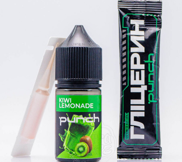 Рідина Punch Salt Kiwi Lemonade 30ml 65mg зі смаком лимонаду з ківі (набір компонентів)