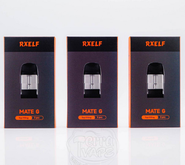 Картридж RXELF Mate G Top Filling Cartridge 3ml для багаторазової POD системи Uwell Caliburn G5 Lite/SE/Lite Koko, G4/Mini/Pro, G3 Series Kit