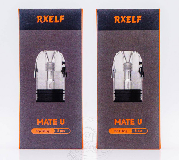 Картридж RXELF Mate U Top Filling Pod Cartridge 3ml для багаторазової POD системи Lost Vape Ursa Nano/Baby/Cap/Epoch/S360/T360