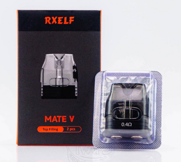 Картридж RXELF Mate V Top Filling Pod Cartridge 3ml для многоразовой POD системы Voopoo Vmate/E/V.THRU Pro/Pro/Max/i2/E2/Mini/Pro 2 Kit