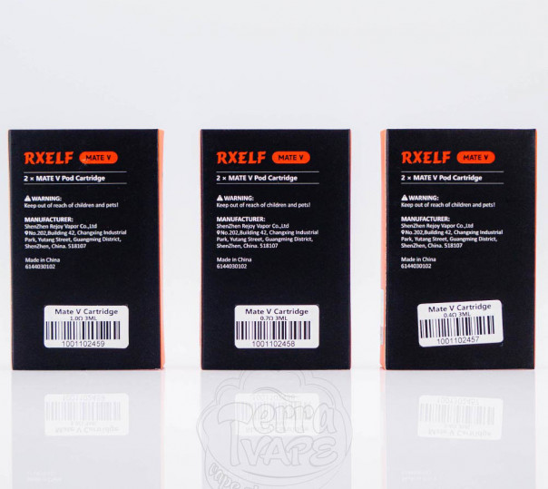 Картридж RXELF Mate V Top Filling Pod Cartridge 3ml для многоразовой POD системы Voopoo Vmate/E/V.THRU Pro/Pro/Max/i2/E2/Mini/Pro 2 Kit
