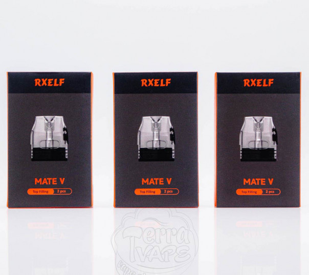 Картридж RXELF Mate V Top Filling Pod Cartridge 3ml для многоразовой POD системы Voopoo Vmate/E/V.THRU Pro/Pro/Max/i2/E2/Mini/Pro 2 Kit