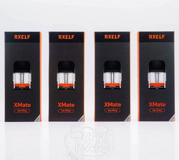 Картридж RXELF XMate 3.0 Top Filling Pod Cartridge 3ml для багаторазової POD системи XMate C Kit / Vaporesso XROS/Mini/3/4/5/6