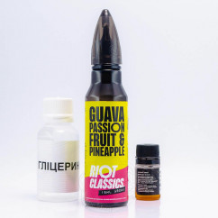 Riot Squad Organic Guava Passion Fruit Pineapple 60ml 3mg