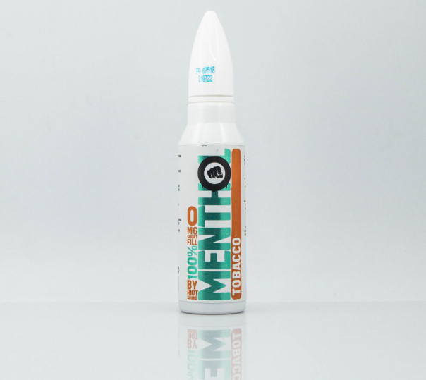 Рідина Riot Squad Organic Menthol Tobacco 60ml 3mg на органічному нікотині зі смаком тютюну з ментолом