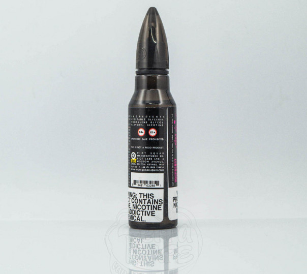 Рідина Riot Squad Organic Raspberry Grenade 60ml 3mg на органічному нікотині зі смаком малини та граната