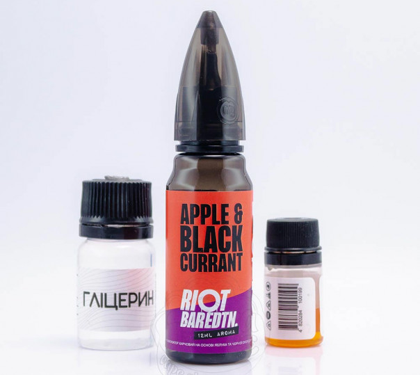 Жидкость Riot Squad Salt Apple Blackcurrant 30ml 50mg со вкусом яблока и черной смородины (набор компонентов)