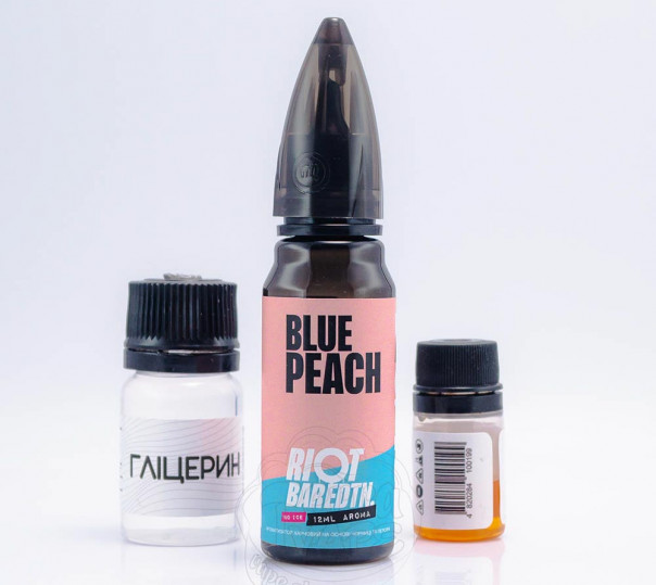 Рідина Riot Squad Salt Blue Peach 30ml 50mg зі смаком персику і чорниці (набір компонентів)