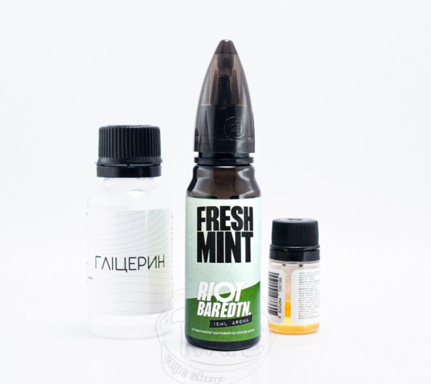 Рідина Riot Squad Salt Fresh Mint 30ml 50mg зі смаком м'яти та ментолу (набір компонентів)