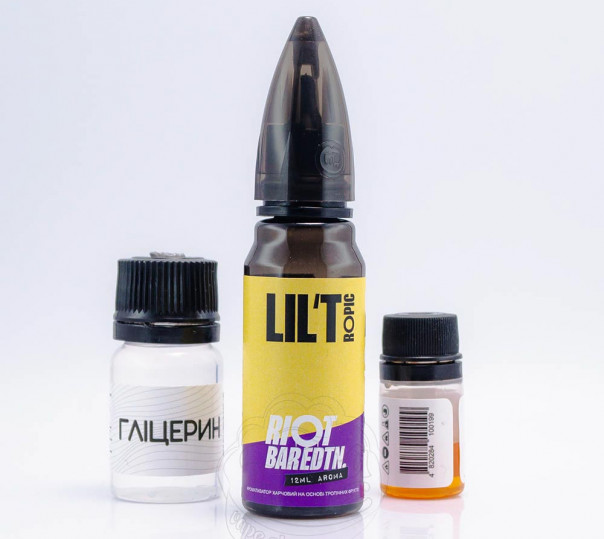 Рідина Riot Squad Salt Lil`Tropic 30ml 50mg зі смаком прохолодного тропічного міксу (набір компонентів)
