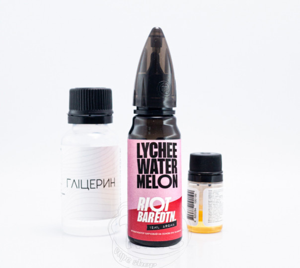 Рідина Riot Squad Salt Lychee Watermelon 30ml 50mg зі смаком лічі та кавуна (набір компонентів)