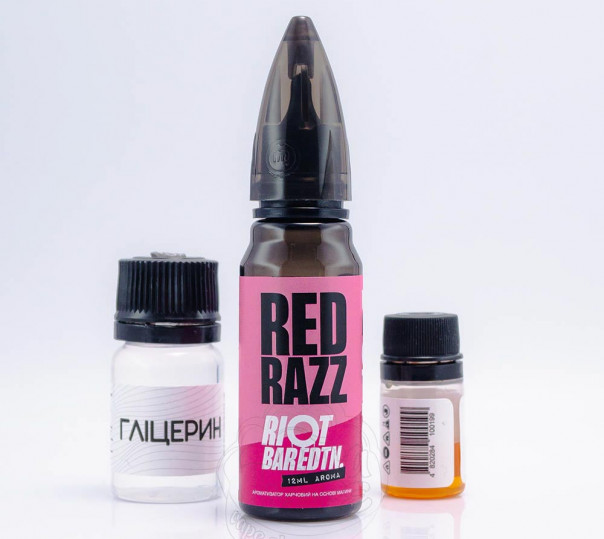 Рідина Riot Squad Salt Red Razz 30ml 50mg зі смаком червоної малини (набір компонентів)