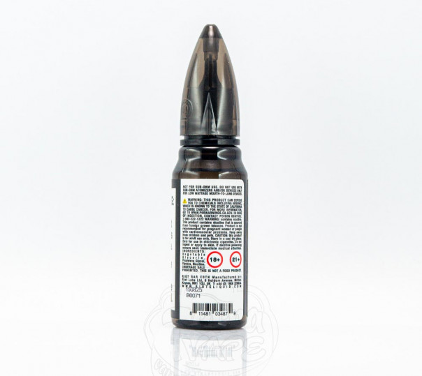 Рідина Riot Squad Salt Strawberry Blueberry Ice 30ml 50mg на сольовому нікотині зі смаком чорниці та полуниці з холодком