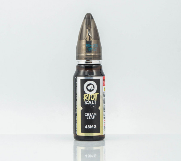 Рідина Riot Squad Salt Cream Leaf 30ml 48mg на сольовому нікотині зі смаком тютюну з кремом