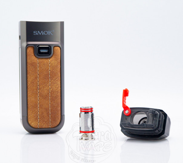 SMOK Nord 5 Pod Mod Kit 2000mAh Brown Leather Багаторазова POD система SMOK Nord 5 Pod Mod Kit 2000mAh Brown Leather Багаторазова POD система