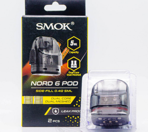 Картридж Smok Nord 6 Pod Cartridge 5ml 0.4Ом для багаторазової POD-системи Nord 6