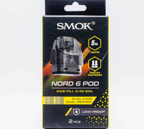 Картридж Smok Nord 6 Pod Cartridge 5ml для багаторазової POD-системи Nord 6