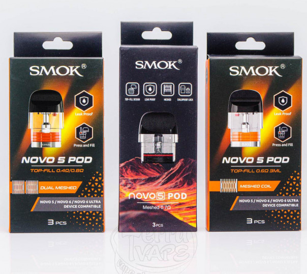 Картридж SMOK Novo 5 Pod Cartridge для многоразовой POD системы Novo 5, 6, 6 Ultra Pod Kit