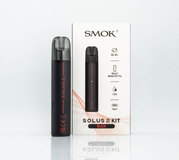 SMOK Solus 2 Pod Kit 700mAh Багаторазова POD система SMOK Solus 2 Pod Kit 700mAh Багаторазова POD система