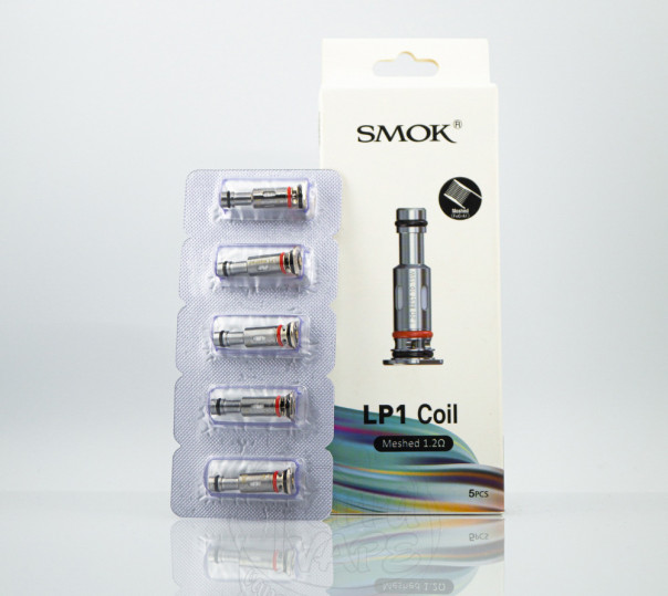 Випаровувач Smok LP1 Coil Meshed 1.2 Ом для багаторазової под-системи Novo 4/Mini, Pozz Pro, Nfix Pro, RPM 25 Pod Kit