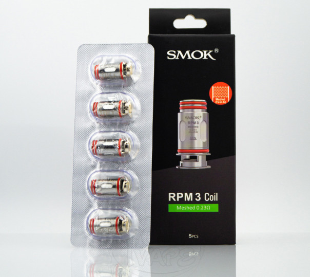 Випаровувач Smok RPM3 Coil Meshed 0.23 Ом для SMOK Nord 5 Kit / RPM5 Pro / RPM5 / RPM 100 Kit / RPM 85 Kit / Nord GT