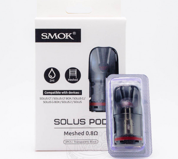 Картридж SMOK Solus Cartridge для многоразовой POD системы Solus / 2 / G-Box / G / GT / GT Box