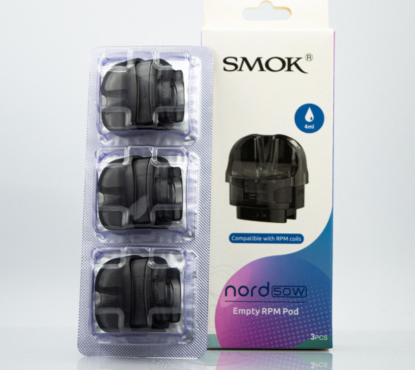 Порожній картридж SMOK Nord 50W Empty Pod RPM Pod 4.5ml для Nord 50W Pod Kit