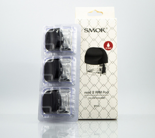 Порожній картридж Smok Nord 2 Pod Empty Cartridge (Nord pod, RPM pod) 4.5ml