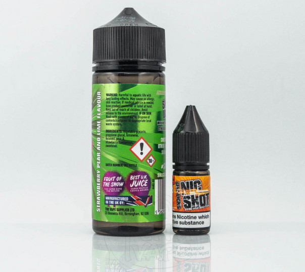 Рідина Six Licks Organic Truth Or Pear 110ml 1.5mg на органічному нікотині зі смаком полуниці, груші та лайма Рідина Six Licks Organic Truth Or Pear 110ml 1.5mg на органічному нікотині зі смаком полуниці, груші та лайма
