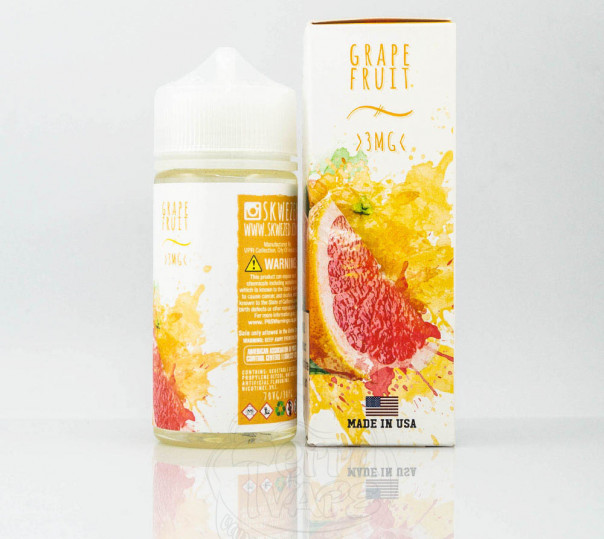 Жидкость Skwezed Organic Grapefruit 100ml 3mg на органическом никотине со вкусом грейпфрута Жидкость Skwezed Organic Grapefruit 100ml 3mg на органическом никотине со вкусом грейпфрута
