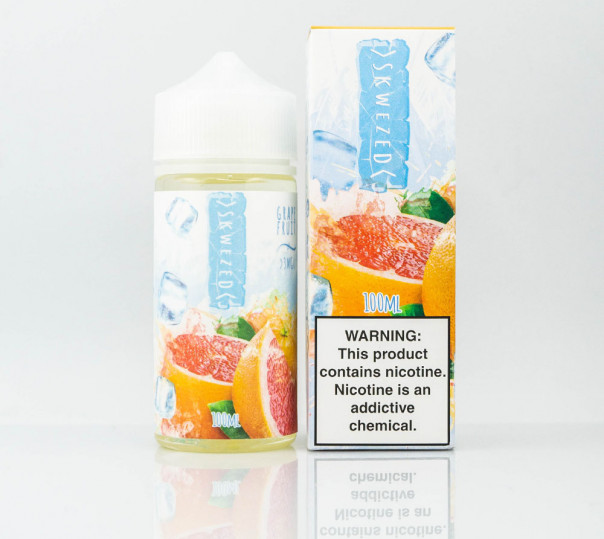 Рідина Skwezed Organic Grapefruit Ice 100ml 3mg на органічному нікотині зі смаком грейпфрута з холодком