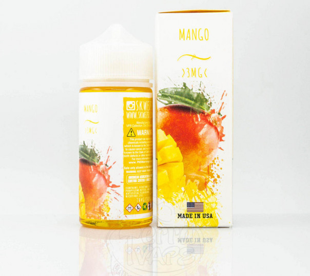 Рідина Skwezed Organic Mango 100ml 3mg на органічному нікотині зі смаком манго Рідина Skwezed Organic Mango 100ml 3mg на органічному нікотині зі смаком манго