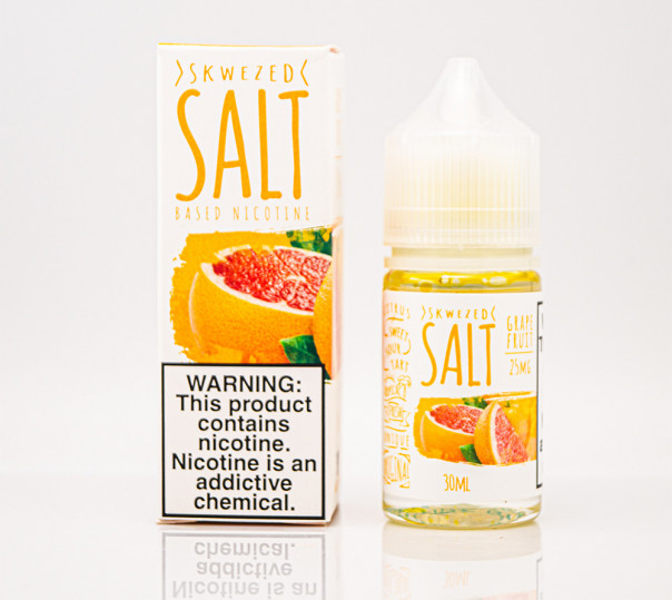 Рідина Skwezed Salt Grapefruit 30ml 25mg на сольовому нікотині зі смаком грейпфрута