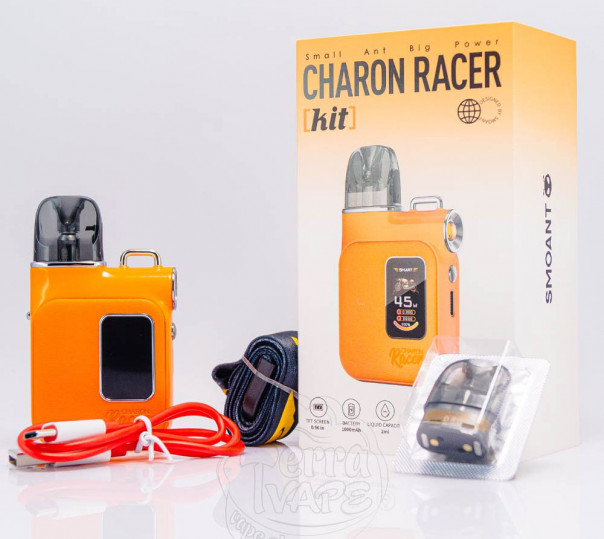 Smoant Charon Racer Pod Kit 1000mAh Emerald Green Многоразовая POD система