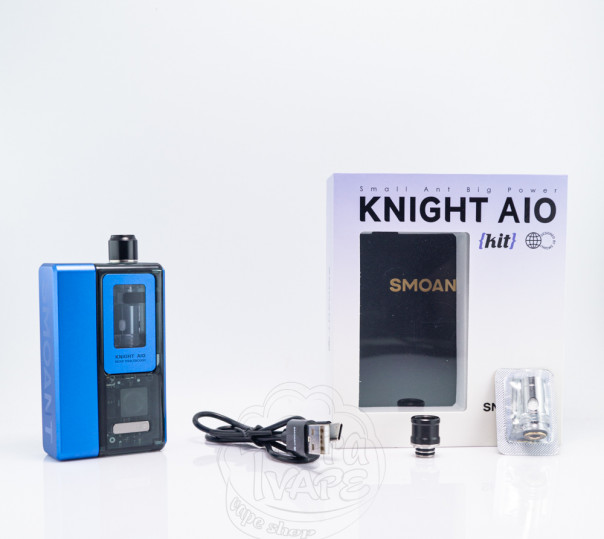 Smoant Knight AIO Kit Titanium Gray АИО Система Smoant Knight AIO Kit Titanium Gray АИО Система