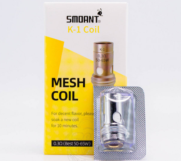 Випаровувач Smoant K-Coil для електронних сигарет Knight 80, Pasito 2 / 3, Knight Aio Pod Kit