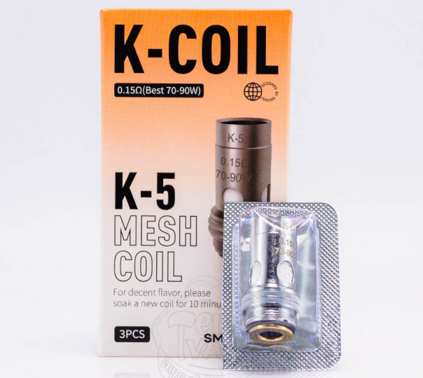 Випаровувач Smoant K-Coil для електронних сигарет Knight 80, Pasito 2 / 3, Knight Aio Pod Kit