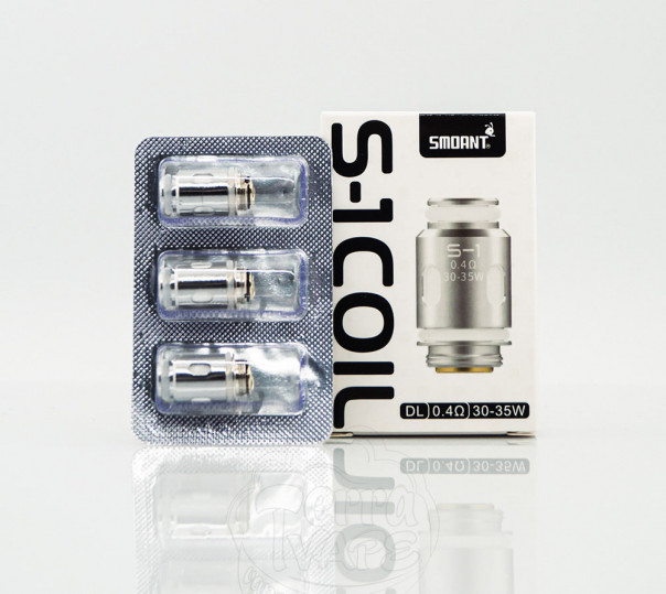 Випаровувач Smoant S Series Coil для багаторазової системи Charon Baby Plus, Santi, T50, Knight 40, Pasito Pro Pod Kit
