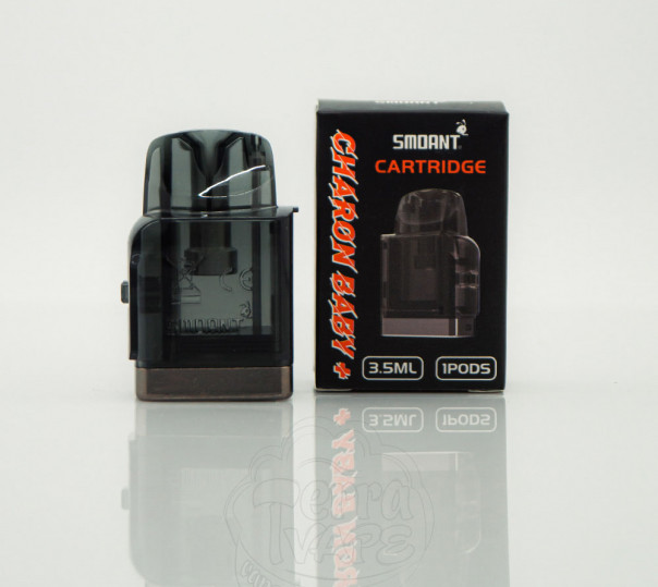 Порожній картридж для багаторазової POD системи Smoant Charon Baby Plus 3.5ml Порожній картридж для багаторазової POD системи Smoant Charon Baby Plus 3.5ml