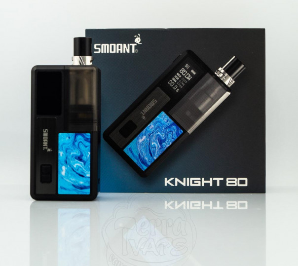 Smoant Knight 80 Pod Mod Kit Bronze Blue Багаторазова POD система